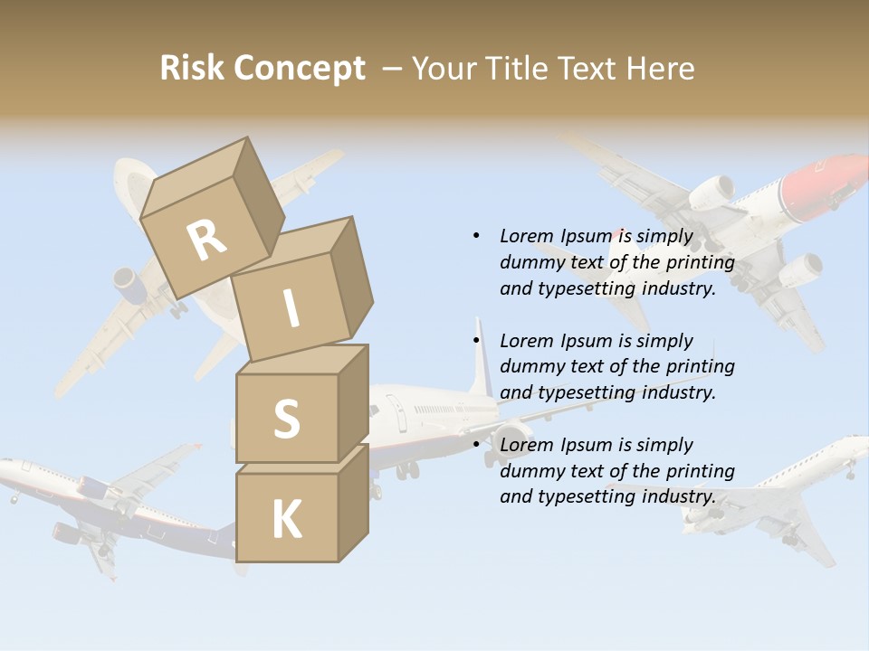 Airport Big Take PowerPoint Template