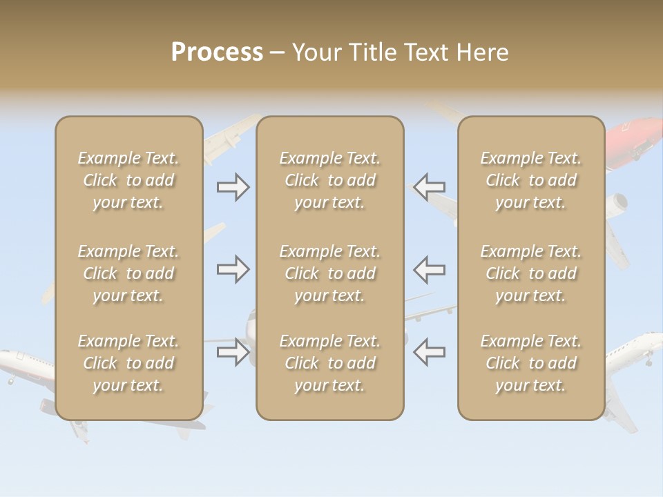 Airport Big Take PowerPoint Template
