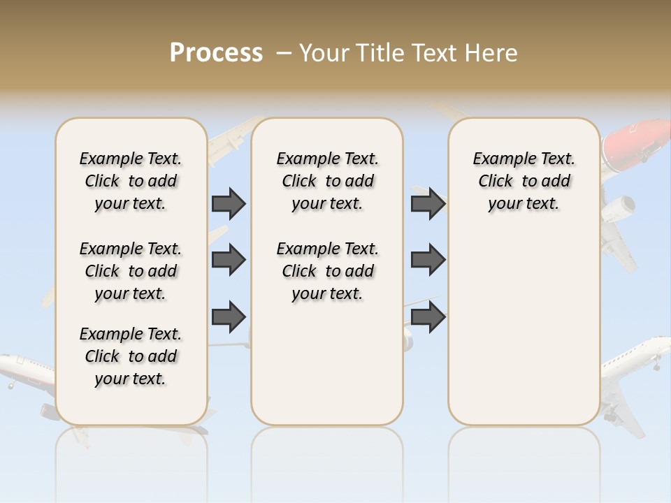 Airport Big Take PowerPoint Template