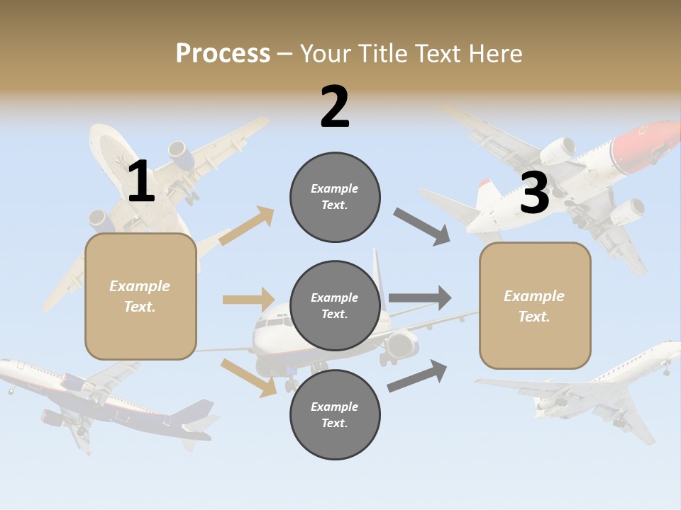 Airport Big Take PowerPoint Template