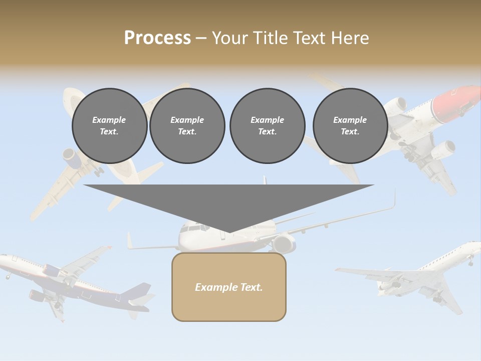 Airport Big Take PowerPoint Template