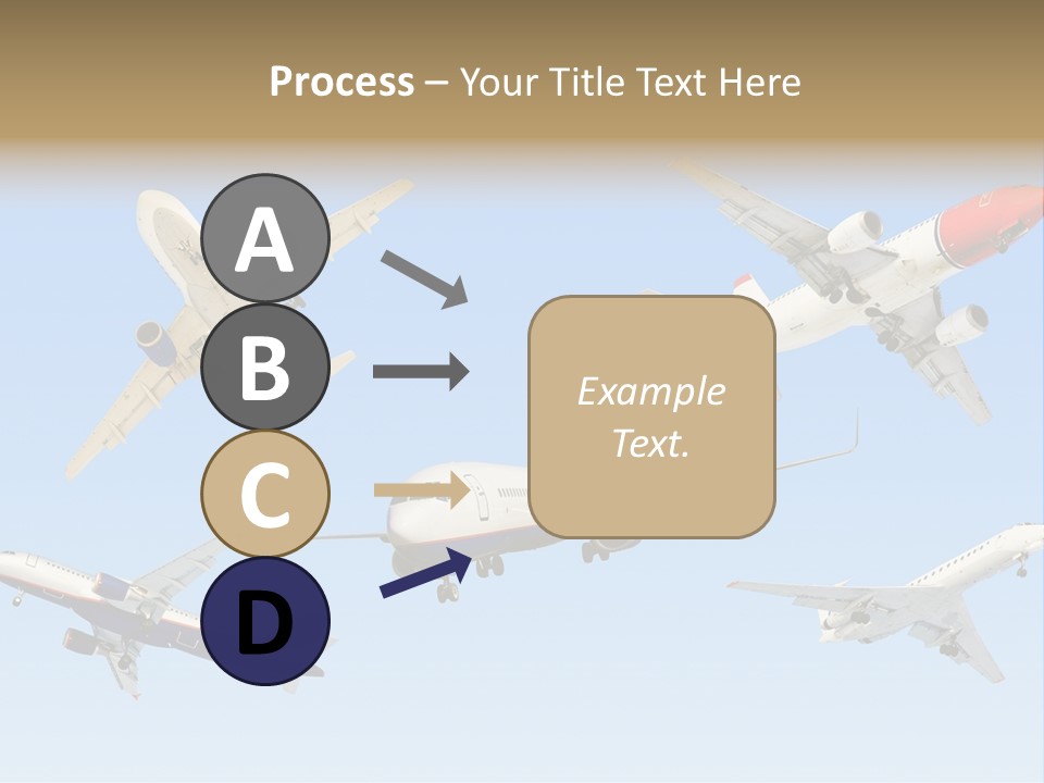 Airport Big Take PowerPoint Template