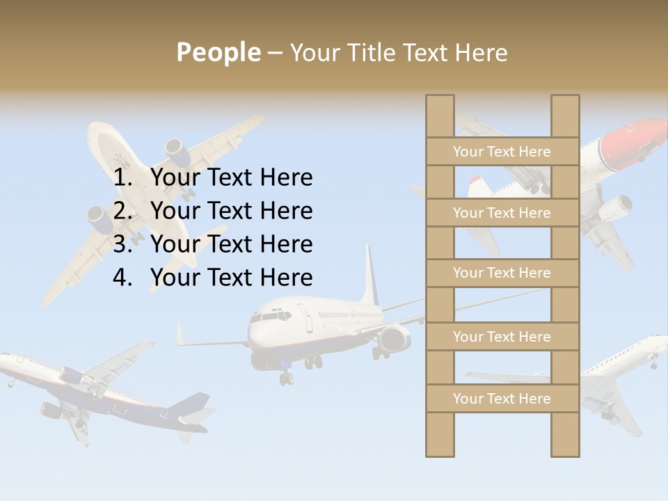 Airport Big Take PowerPoint Template