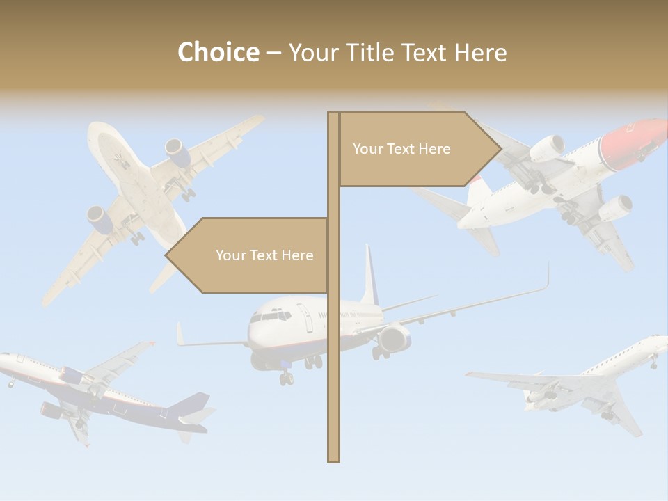 Airport Big Take PowerPoint Template
