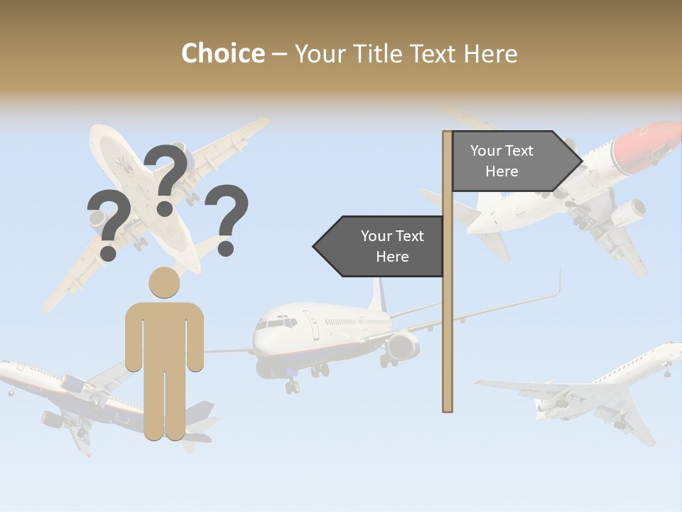 Airport Big Take PowerPoint Template