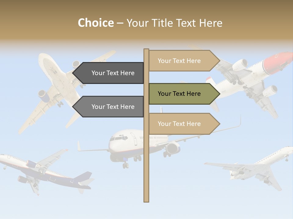 Airport Big Take PowerPoint Template