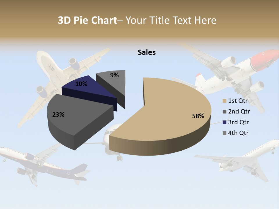 Airport Big Take PowerPoint Template