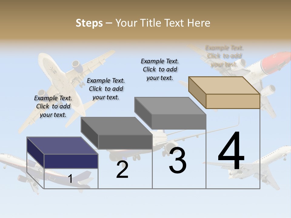 Airport Big Take PowerPoint Template