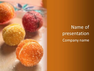 Flour Kitchen Sponge PowerPoint Template