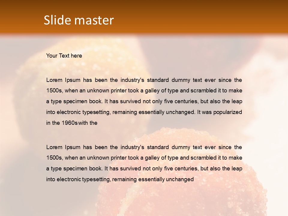 Flour Kitchen Sponge PowerPoint Template