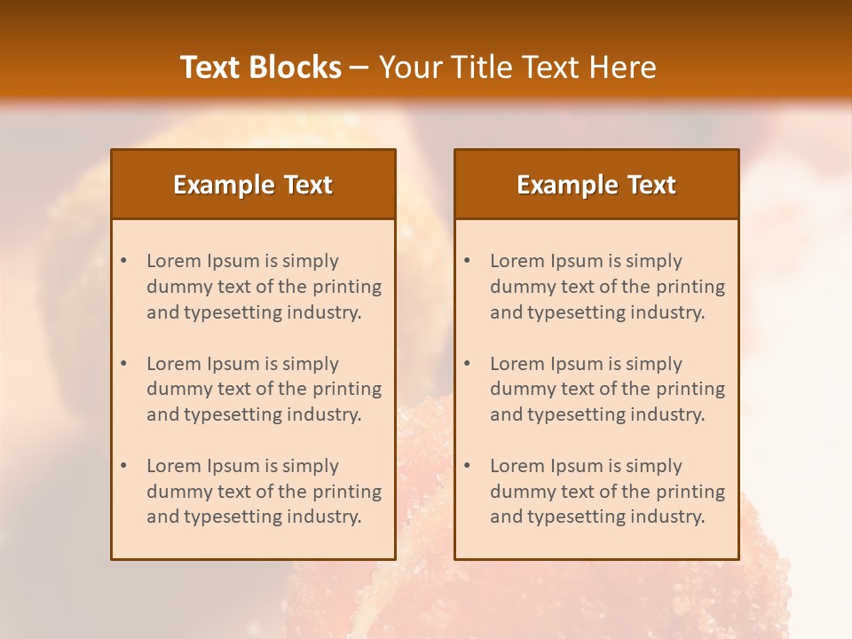 Flour Kitchen Sponge PowerPoint Template