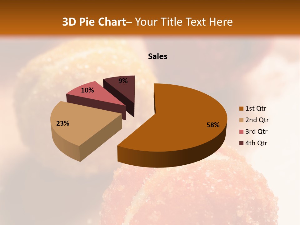 Flour Kitchen Sponge PowerPoint Template
