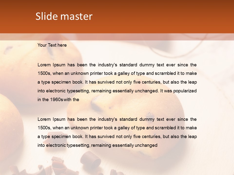 Baked Sweet Fruit PowerPoint Template