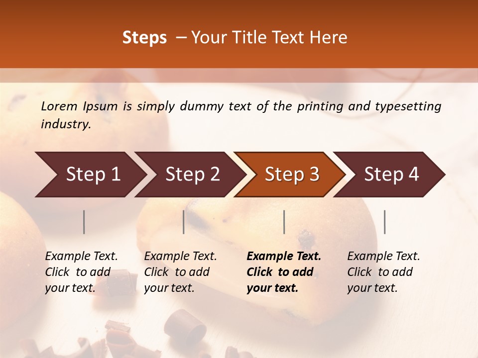 Baked Sweet Fruit PowerPoint Template