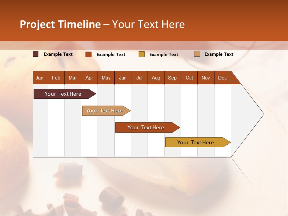 Baked Sweet Fruit PowerPoint Template