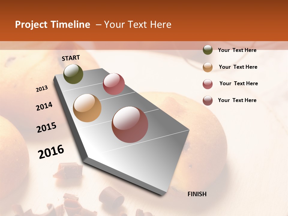 Baked Sweet Fruit PowerPoint Template
