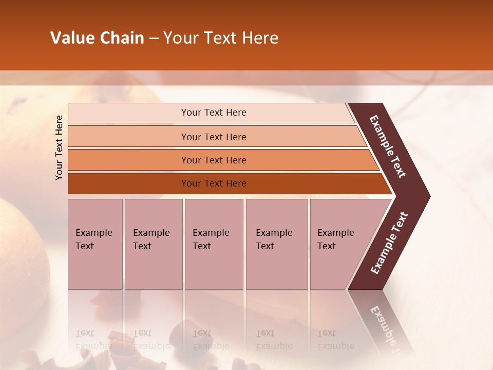 Baked Sweet Fruit PowerPoint Template