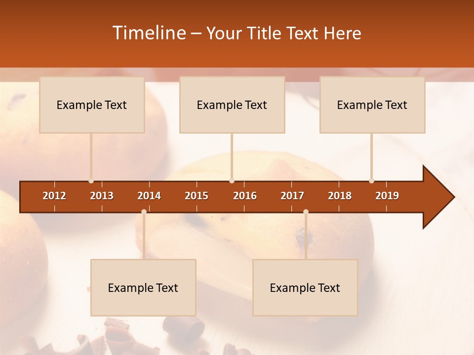 Baked Sweet Fruit PowerPoint Template