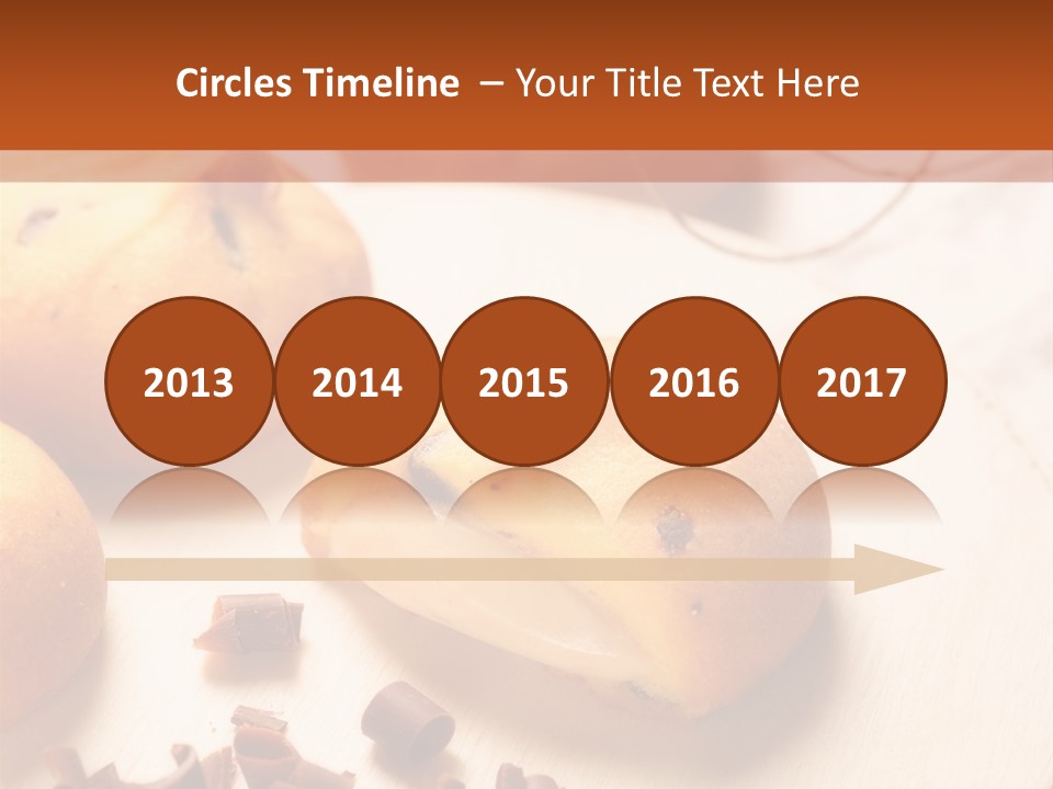 Baked Sweet Fruit PowerPoint Template