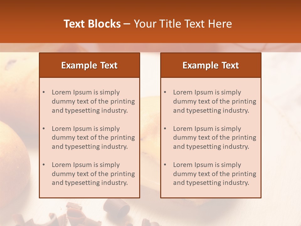 Baked Sweet Fruit PowerPoint Template