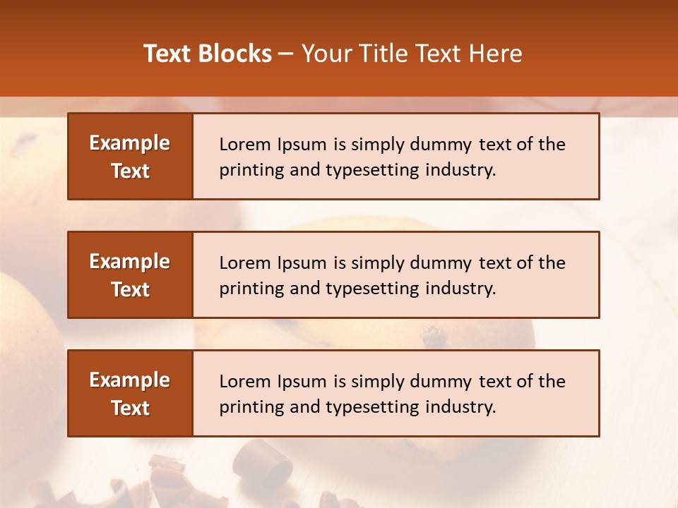 Baked Sweet Fruit PowerPoint Template