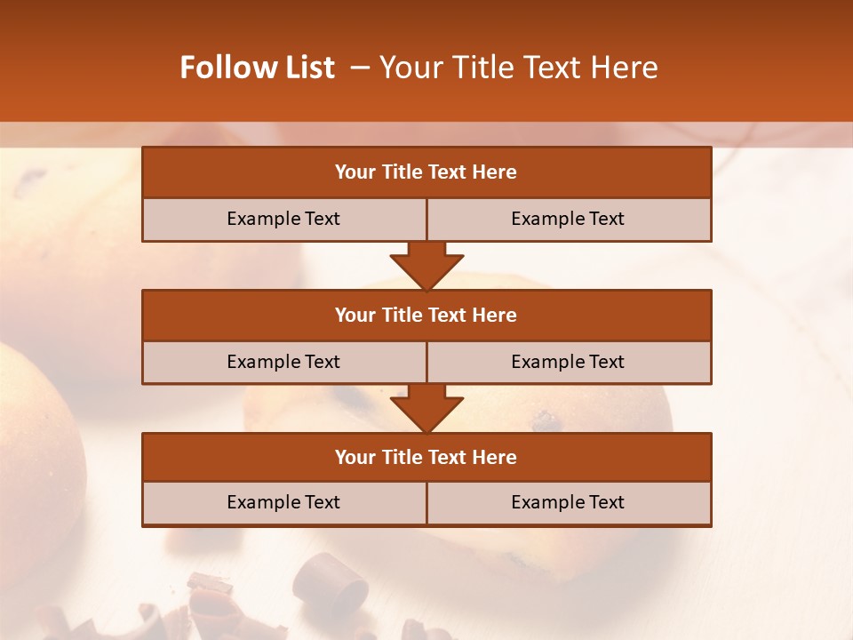 Baked Sweet Fruit PowerPoint Template