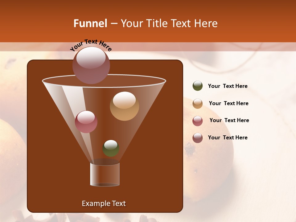 Baked Sweet Fruit PowerPoint Template