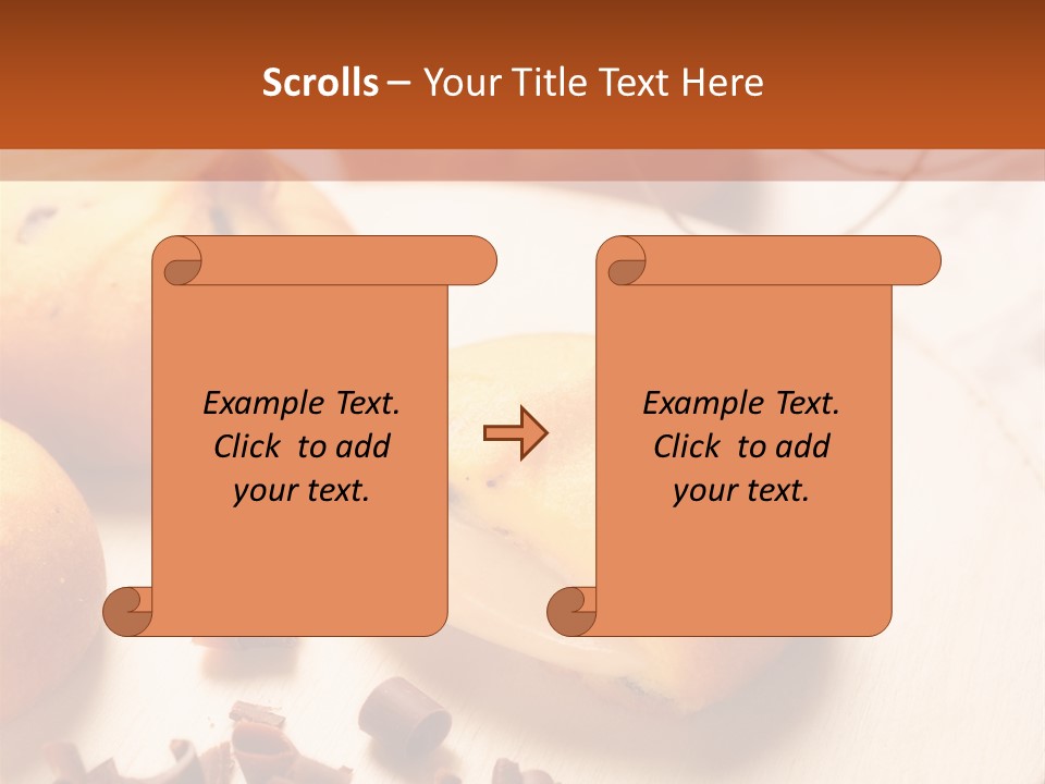 Baked Sweet Fruit PowerPoint Template