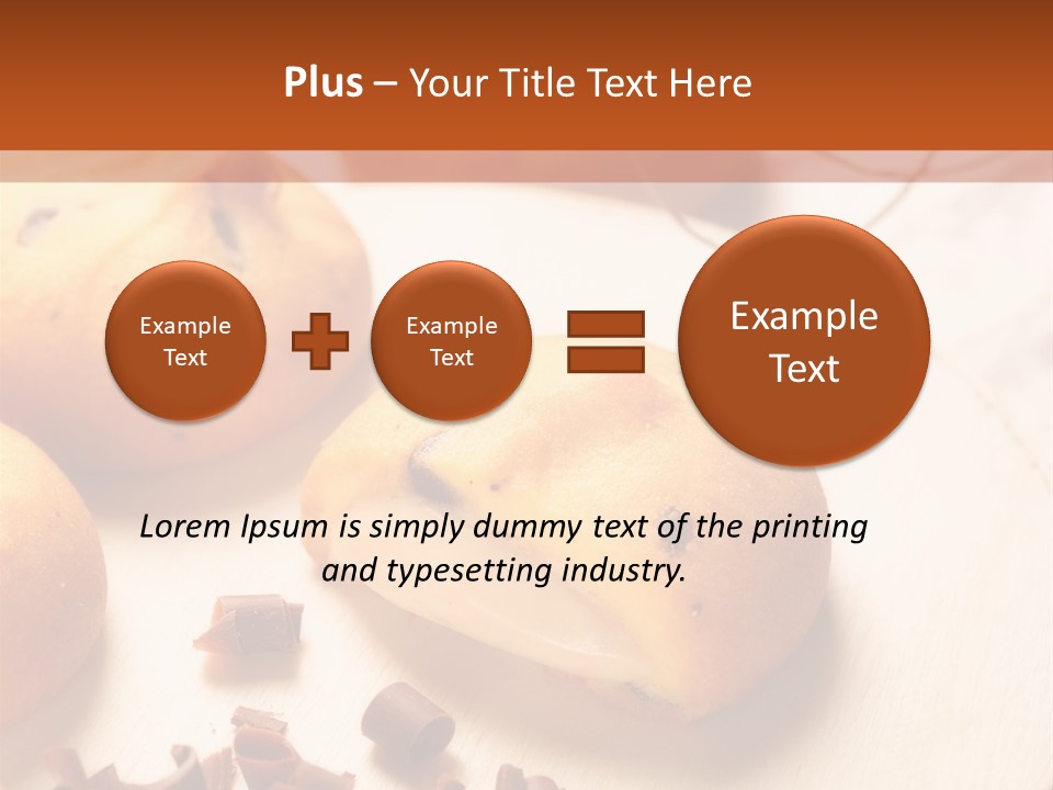 Baked Sweet Fruit PowerPoint Template