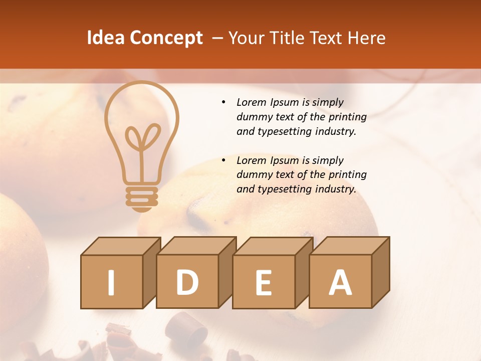 Baked Sweet Fruit PowerPoint Template