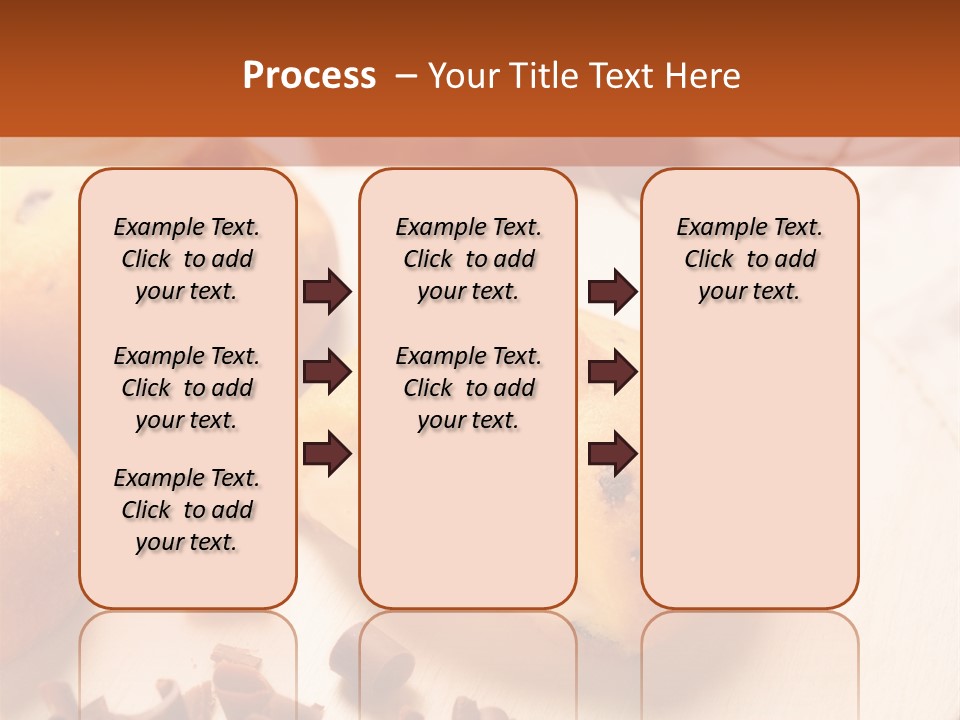 Baked Sweet Fruit PowerPoint Template