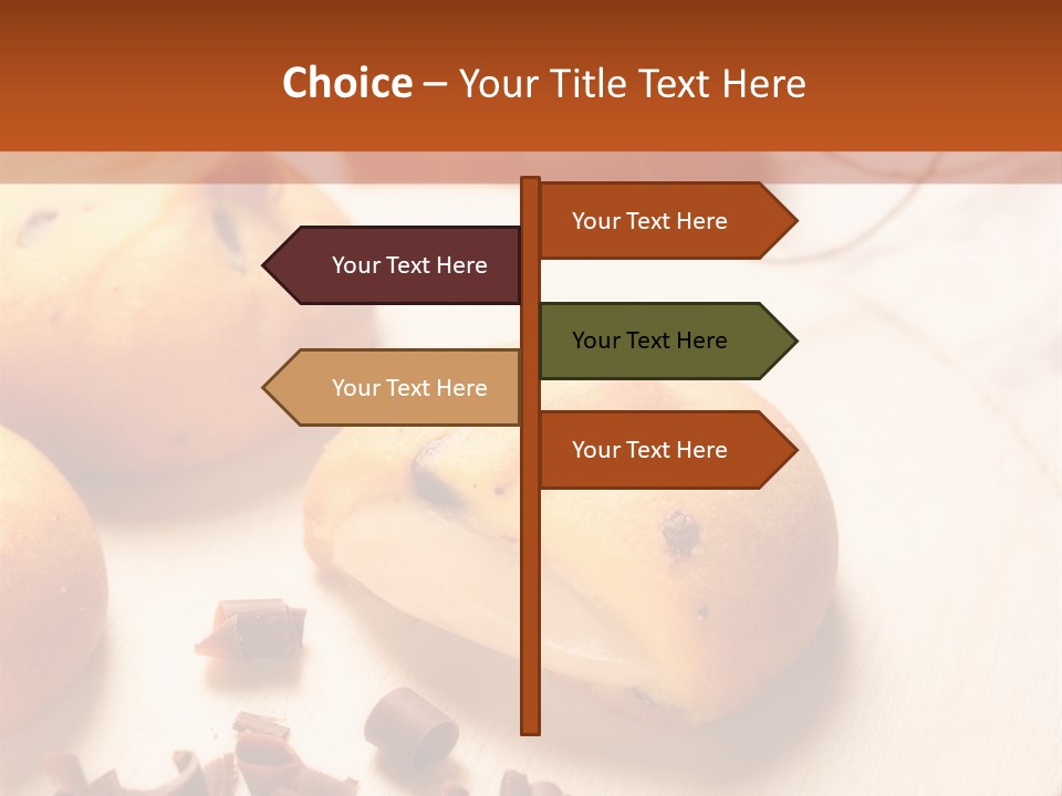 Baked Sweet Fruit PowerPoint Template