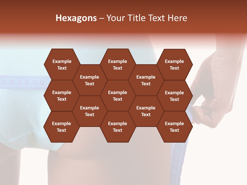 Rear Measurement Underwear PowerPoint Template