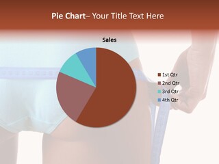 Rear Measurement Underwear PowerPoint Template