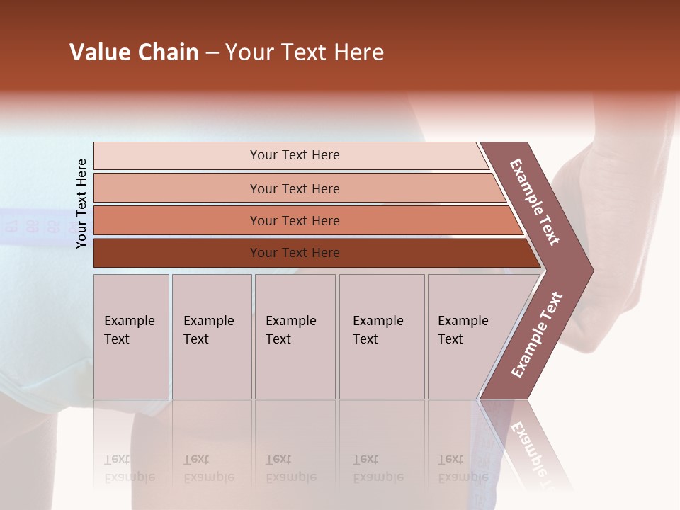 Rear Measurement Underwear PowerPoint Template