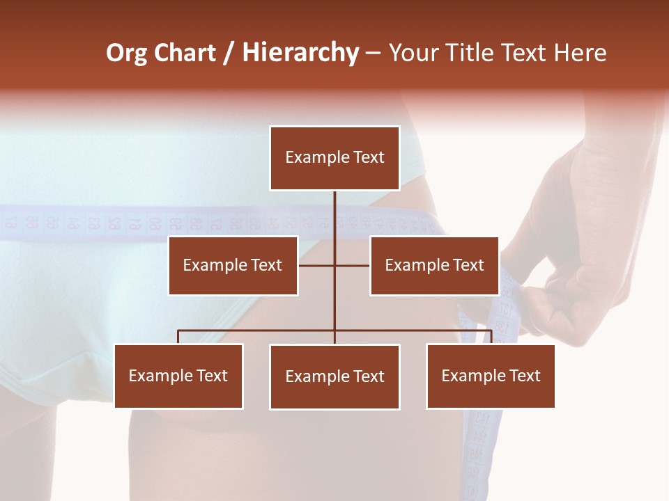Rear Measurement Underwear PowerPoint Template