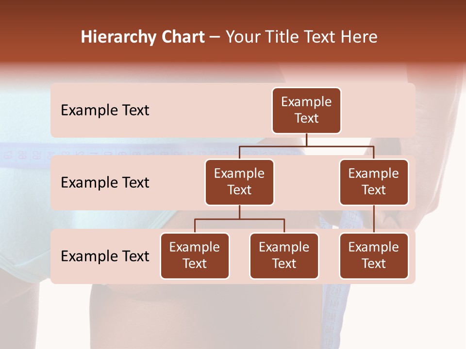 Rear Measurement Underwear PowerPoint Template
