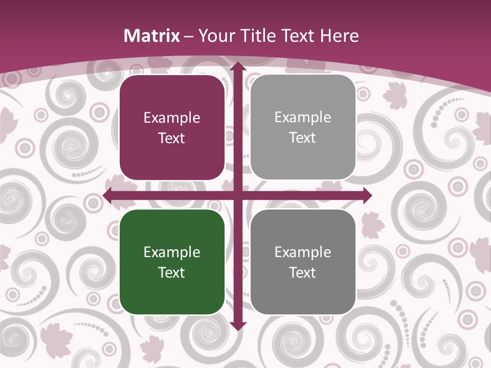 Decoration Vector Tree PowerPoint Template