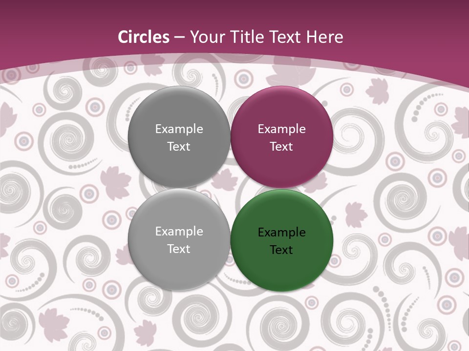 Decoration Vector Tree PowerPoint Template