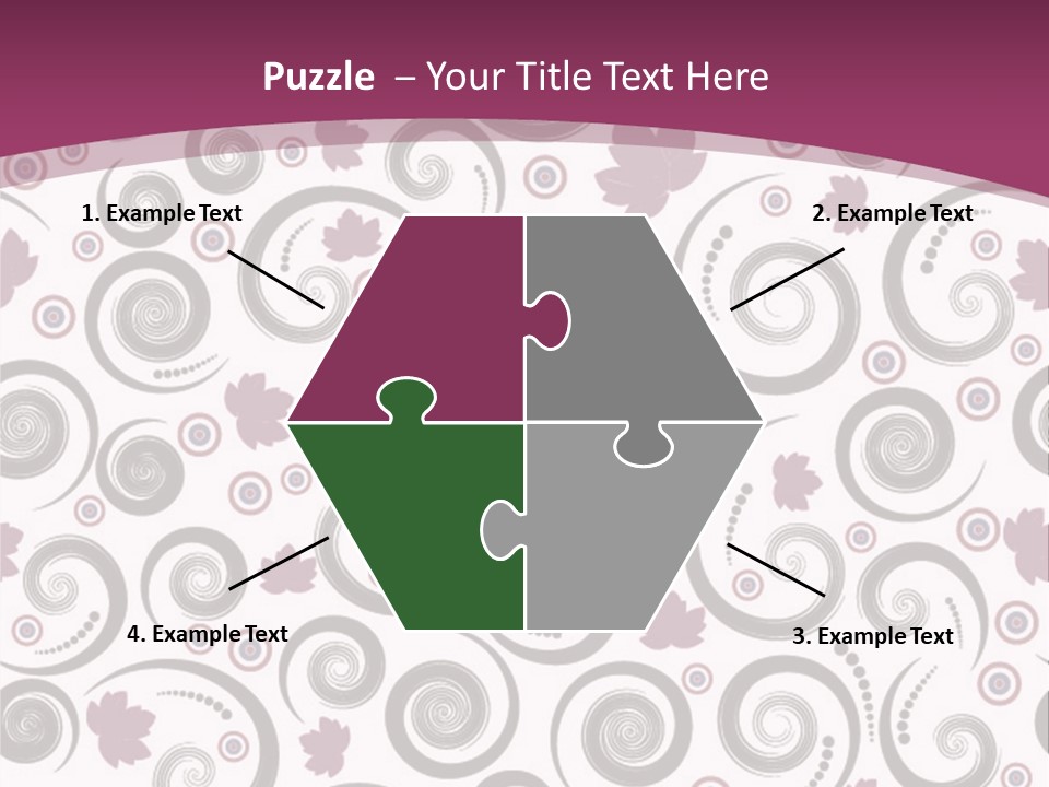 Decoration Vector Tree PowerPoint Template