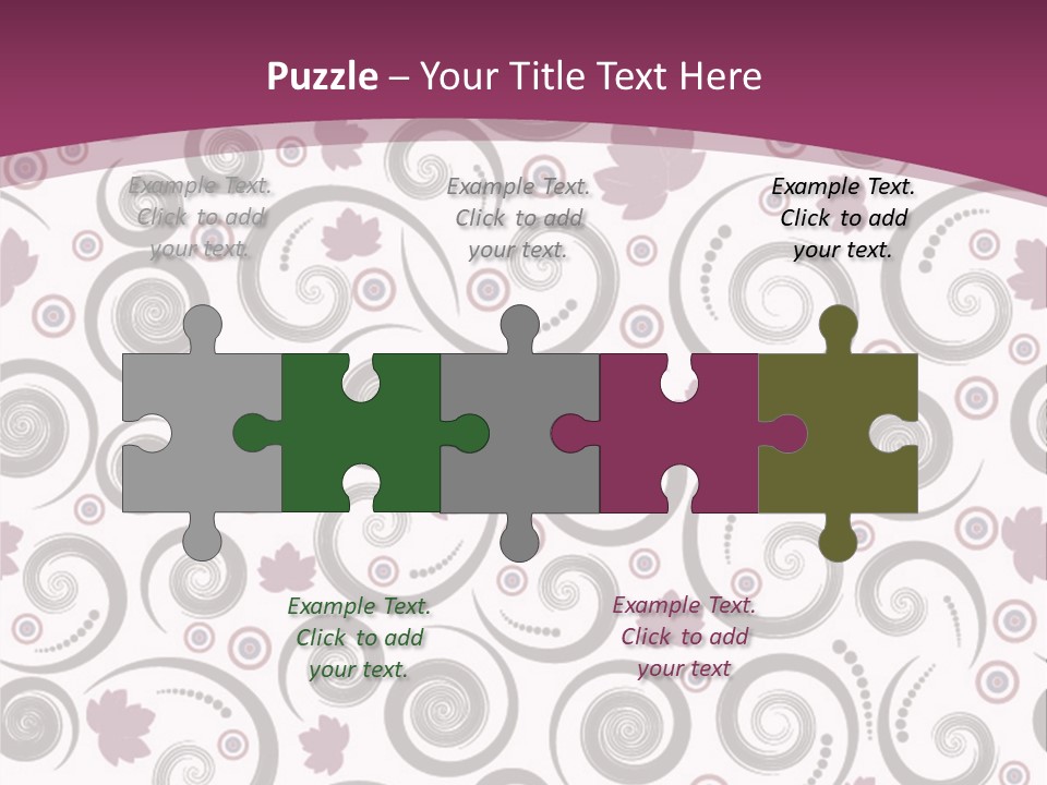 Decoration Vector Tree PowerPoint Template