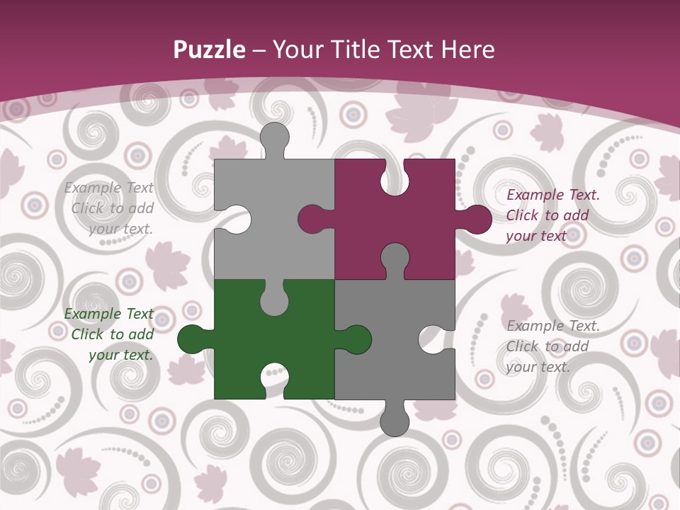 Decoration Vector Tree PowerPoint Template