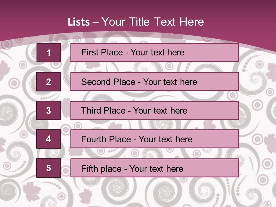 Decoration Vector Tree PowerPoint Template
