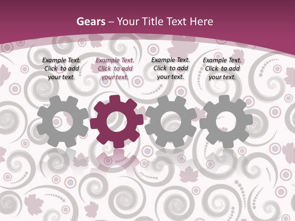 Decoration Vector Tree PowerPoint Template