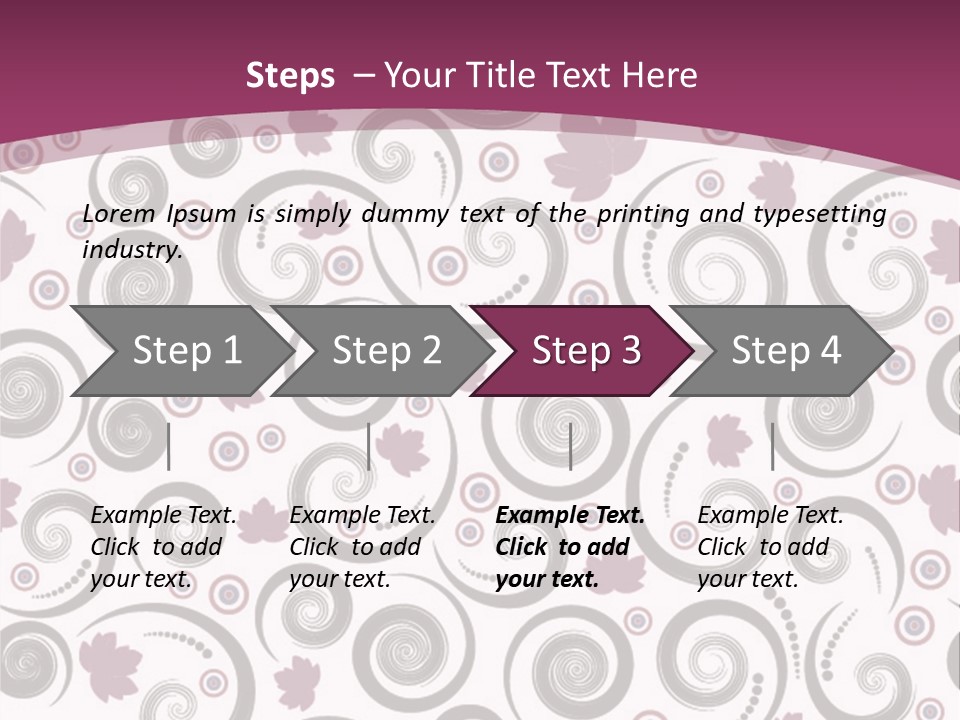 Decoration Vector Tree PowerPoint Template