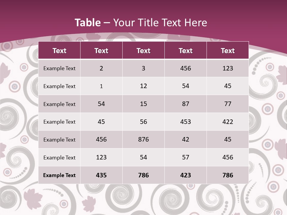 Decoration Vector Tree PowerPoint Template