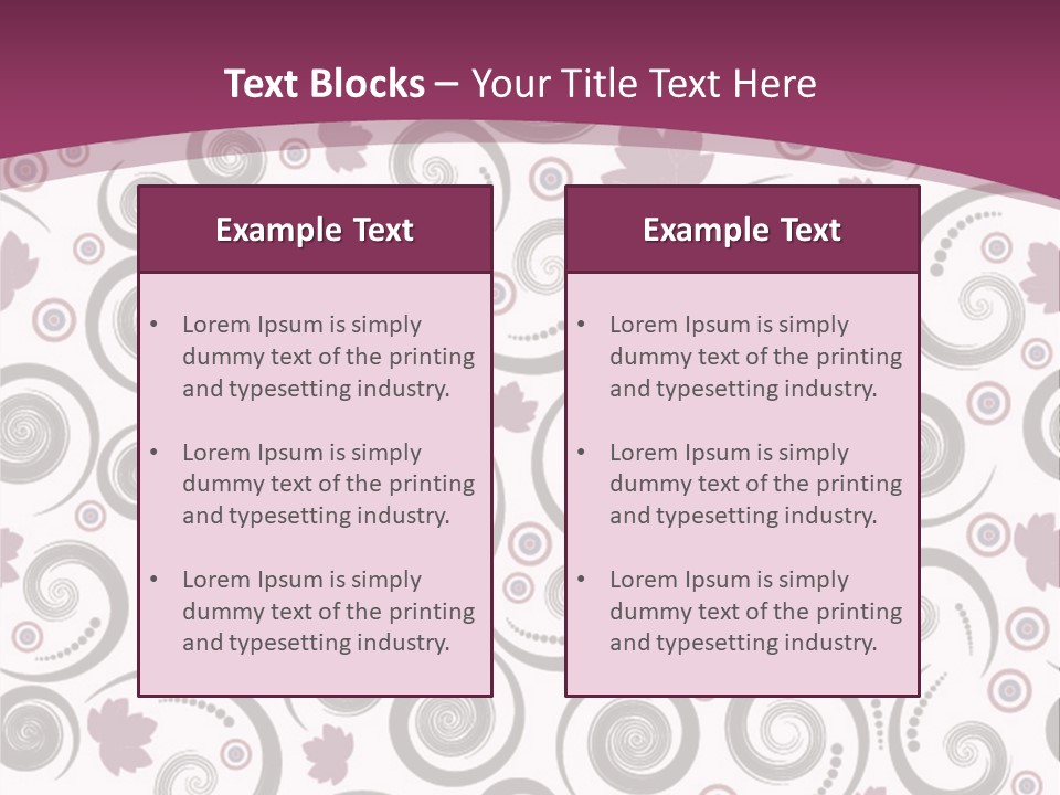 Decoration Vector Tree PowerPoint Template