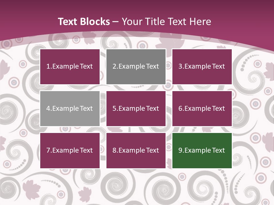 Decoration Vector Tree PowerPoint Template