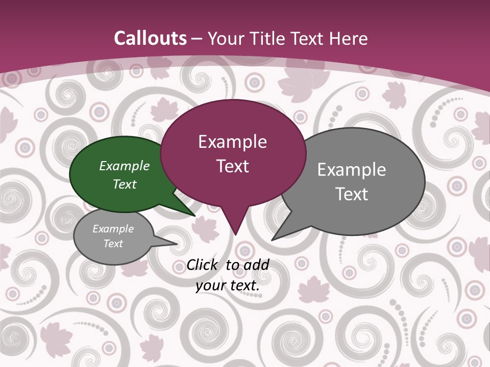 Decoration Vector Tree PowerPoint Template