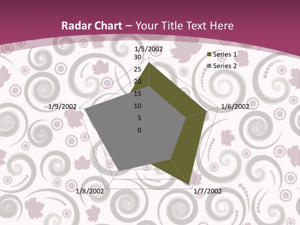 Decoration Vector Tree PowerPoint Template